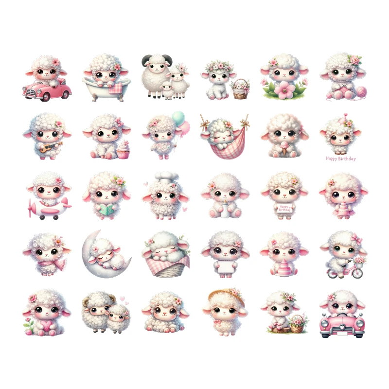 Cartoon Animal Patch Decals Cute pink lamb sheep Stickers On Clothes Washable Heat Transfer Diy New Garment Accessory best gift
Cartoon Animal Patch Decals Cute pink lamb sheep Stickers On Clothes Washable Heat Transfer Diy New Garment Accessory best gift