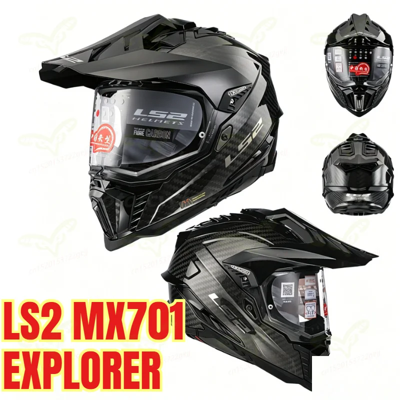 Original LS2 MX701 EXPLORER Carbon Fiber Off Road Helmet Moto Equipment LS2 Helmet MX 702 Casco Moto Visiera Casco LS2 Airflow 2
Original LS2 MX701 EXPLORER Carbon Fiber Off Road Helmet Moto Equipment LS2 Helmet MX 702 Casco Moto Visiera Casco LS2 Airflow 2