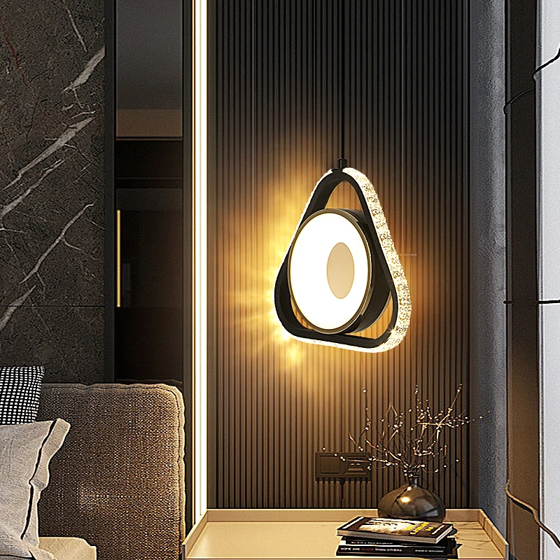 Modern Pendant Lamp Dining Room LED Crystal Design Gold Finish Minimalist Bedroom Bedside Lighting Chandelier for Home Decor
Modern Pendant Lamp Dining Room LED Crystal Design Gold Finish Minimalist Bedroom Bedside Lighting Chandelier for Home Decor