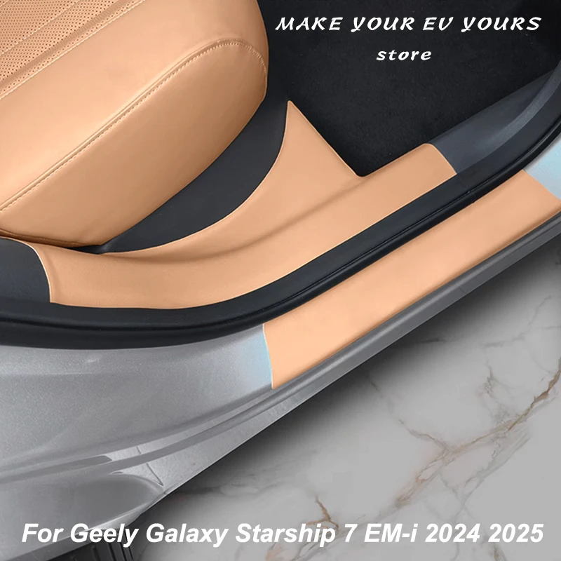 For Geely Galaxy Starship 7 EM-i 2024 2025 Car Threshold Protector Car Door Sill Scuff Plate Decor Leather Auto Accessories
For Geely Galaxy Starship 7 EM-i 2024 2025 Car Threshold Protector Car Door Sill Scuff Plate Decor Leather Auto Accessories