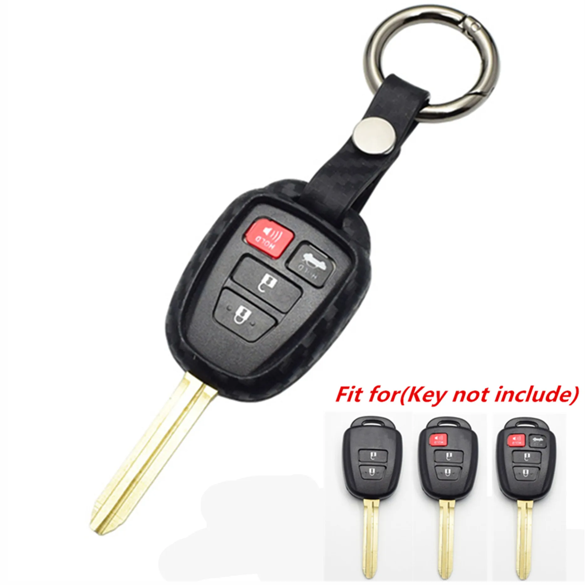 WFMJ Black Carbon Fiber Flip Key Case Cover Chain For Toyota Camry Corolla RAV4 Yaris
WFMJ Black Carbon Fiber Flip Key Case Cover Chain For Toyota Camry Corolla RAV4 Yaris