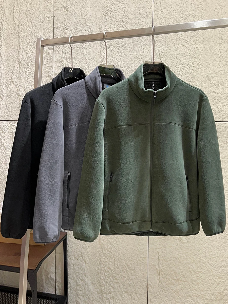 Nordic Outdoor Ultra Soft Fleece Casual Thick Warm Stand Collar Jacket Coat for Men Autumn Winter New Arrival Polyester Fiber
Nordic Outdoor Ultra Soft Fleece Casual Thick Warm Stand Collar Jacket Coat for Men Autumn Winter New Arrival Polyester Fiber