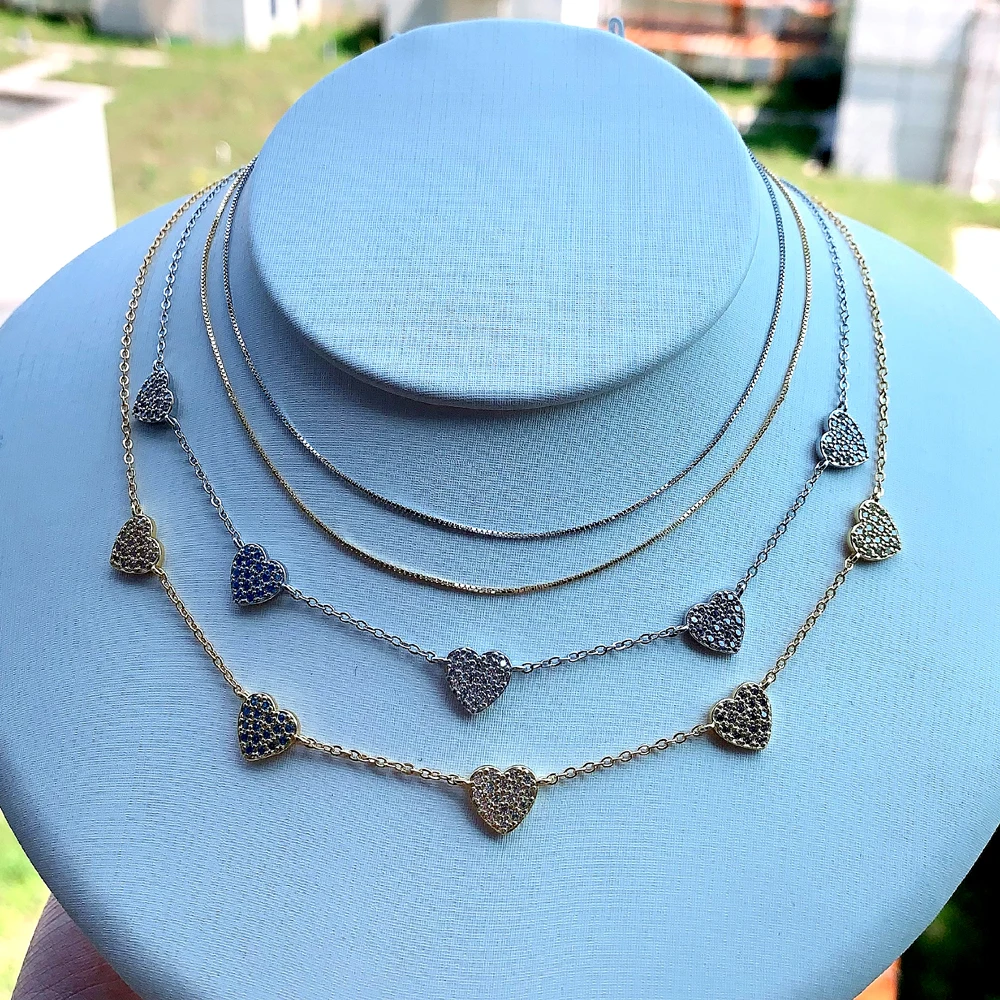 Minimal Delicate Gold Vermail Heart Necklace 925 Sterling Silver Pastel Colorful Cz Heart Charm Delicate Collar Choker Jewelry
Minimal Delicate Gold Vermail Heart Necklace 925 Sterling Silver Pastel Colorful Cz Heart Charm Delicate Collar Choker Jewelry