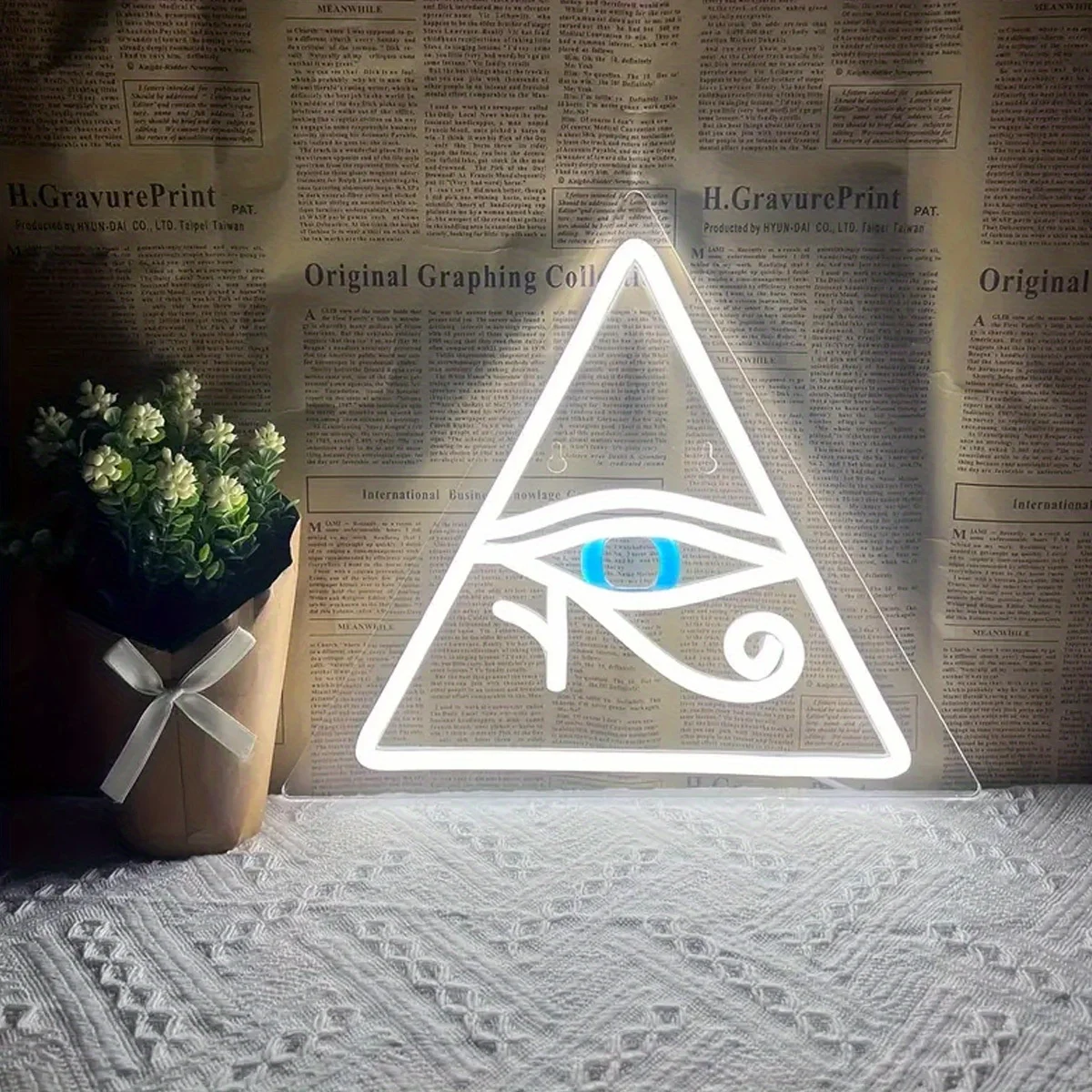 Egyptian Eye of Horus Neon Signs, Ancient Egyptian Symbol Window/Wall/Door/Table Decor for Home/Bar/Party/Wedding/Birthday/Rooms
Egyptian Eye of Horus Neon Signs, Ancient Egyptian Symbol Window/Wall/Door/Table Decor for Home/Bar/Party/Wedding/Birthday/Rooms