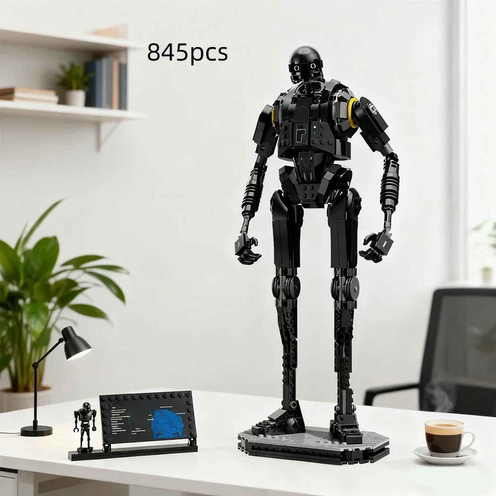 Конструктор K-2SO: Модель робота-воина для космических боев, безопасная сборная модель из кирпичиков, игрушка-подарок для детей, мальчиков и взрослых
Конструктор K-2SO: Модель робота-воина для космических боев, безопасная сборная модель из кирпичиков, игрушка-подарок для детей, мальчиков и взрослых