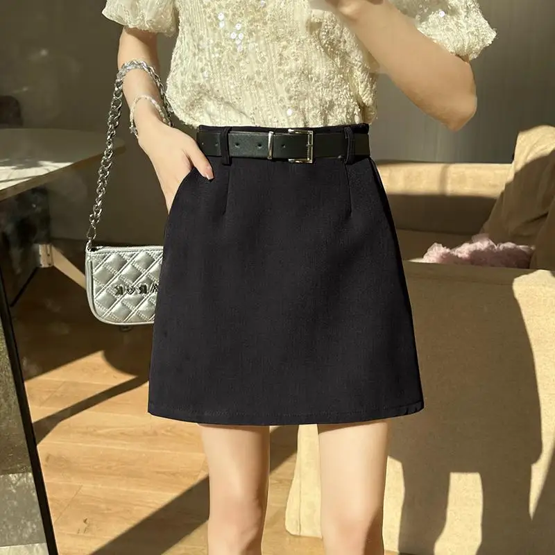 Professional women's suit skirt2026New Spring/Summer High-Waisted Slim-Fit Bodycon Skirt for CommutingaWord Short Skirt
Professional women's suit skirt2026New Spring/Summer High-Waisted Slim-Fit Bodycon Skirt for CommutingaWord Short Skirt
