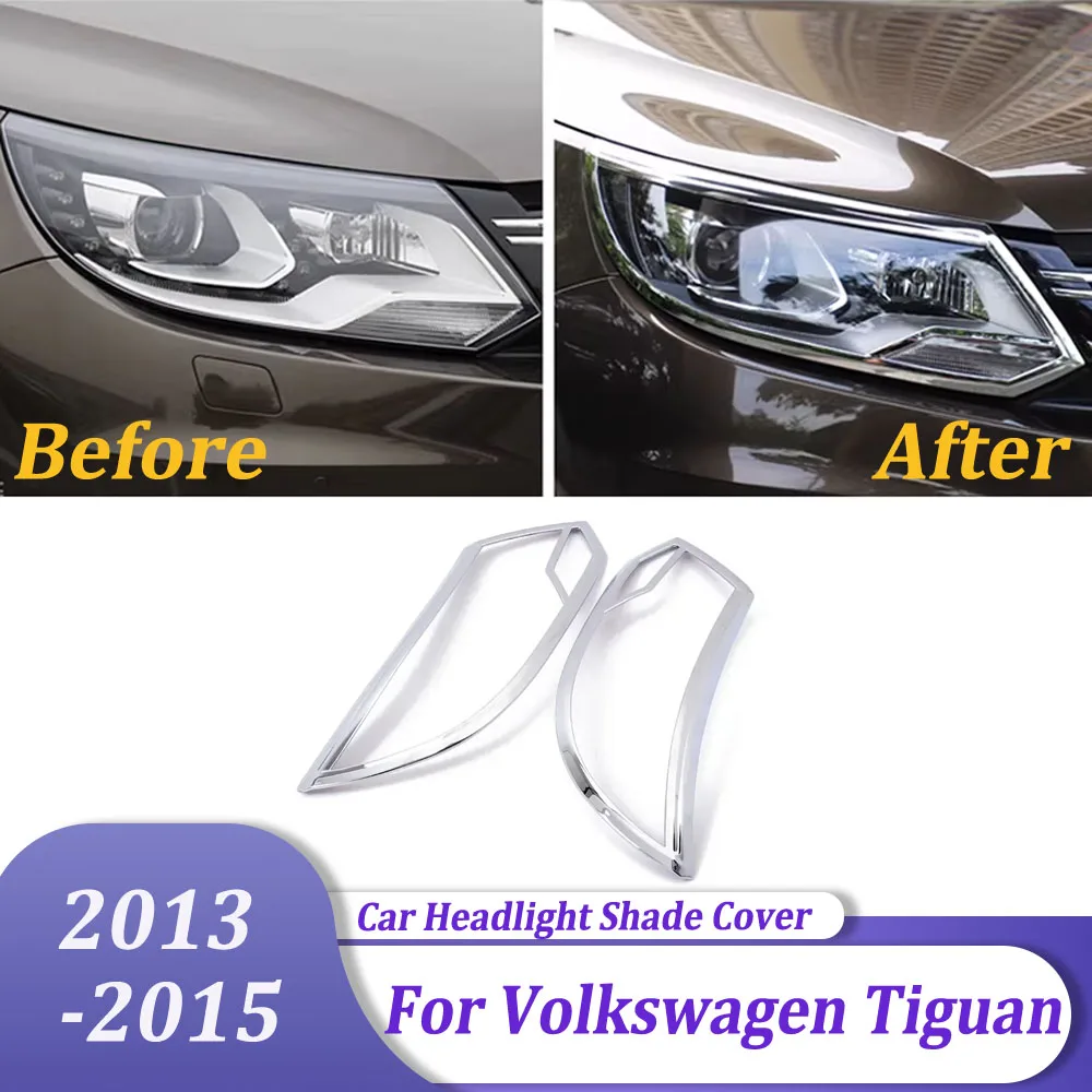 ABS Chrome Head Light Headlight Lamp Shade Cover Trim Car Styling Accessories For Volkswagen Tiguan 2013 2014 2015
ABS Chrome Head Light Headlight Lamp Shade Cover Trim Car Styling Accessories For Volkswagen Tiguan 2013 2014 2015