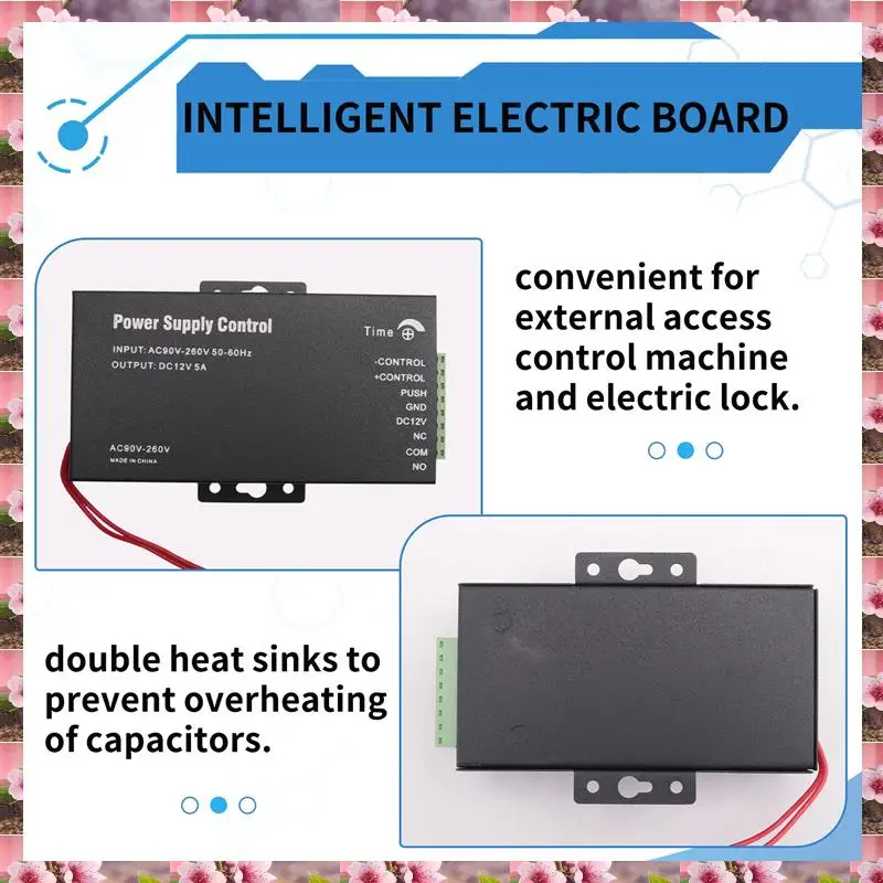 2025 Access Control Power Supply Transformer Door System Adapter AC110-240V Covertor System Machine Black DC12V 5A,Access Contro
2025 Access Control Power Supply Transformer Door System Adapter AC110-240V Covertor System Machine Black DC12V 5A,Access Contro