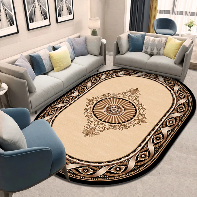 Simple European Style Retro Large Area Covered Elliptical Carpet for Living Room Coffee Table Bedroom Kitchen and Doormat
Simple European Style Retro Large Area Covered Elliptical Carpet for Living Room Coffee Table Bedroom Kitchen and Doormat