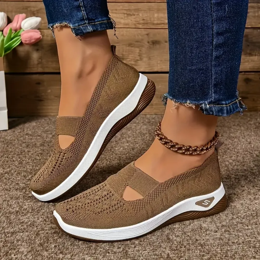 Women's shoes, casual sports shoes, solid color breathable sports soft-soled lightweight walking shoes, low-top knitted casual s
Women's shoes, casual sports shoes, solid color breathable sports soft-soled lightweight walking shoes, low-top knitted casual s
