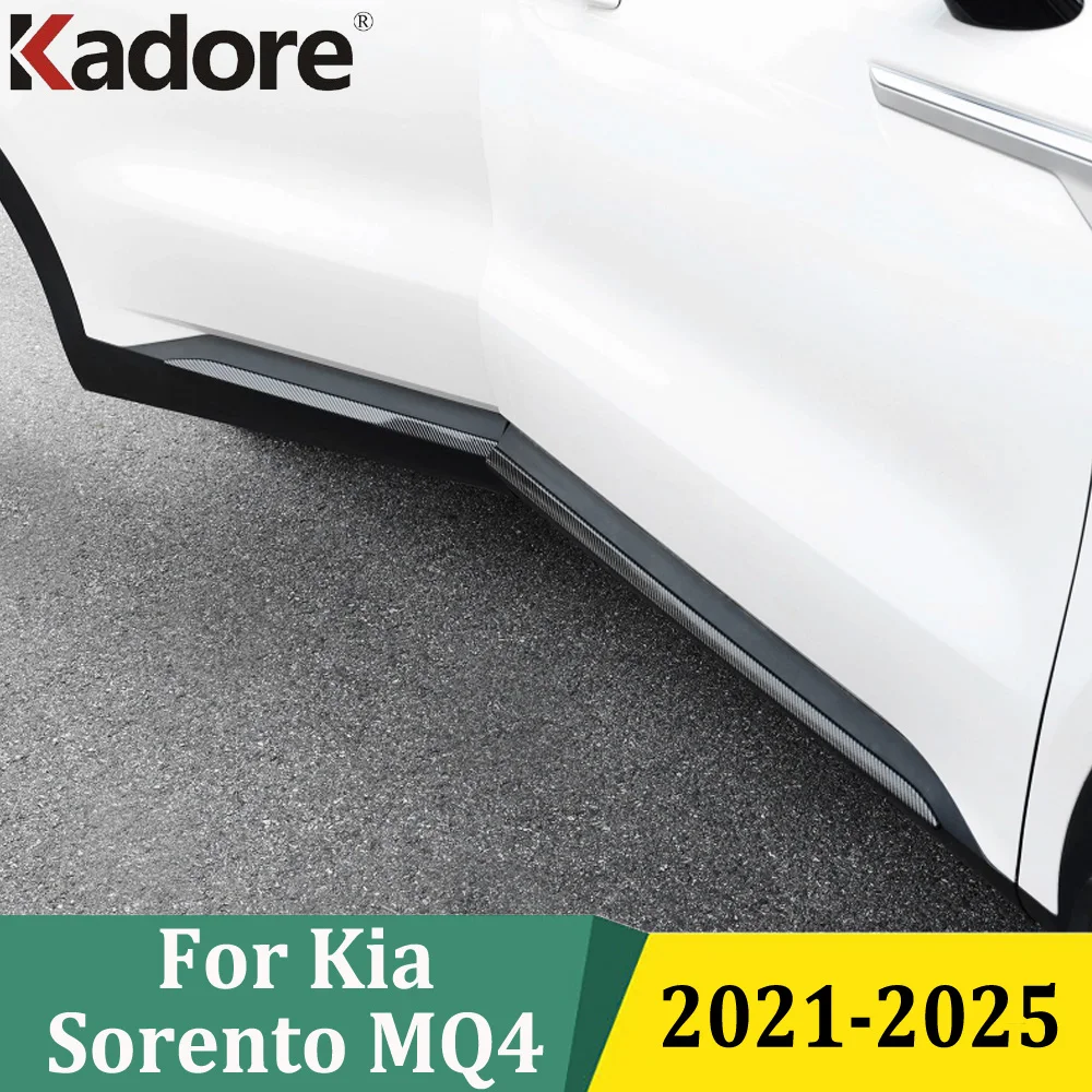 For Kia Sorento MQ4 2021-2025 ABS Chrome Side Door Body Molding Line Cover Anti-scratch Trim Protector Exterior Accessories
For Kia Sorento MQ4 2021-2025 ABS Chrome Side Door Body Molding Line Cover Anti-scratch Trim Protector Exterior Accessories