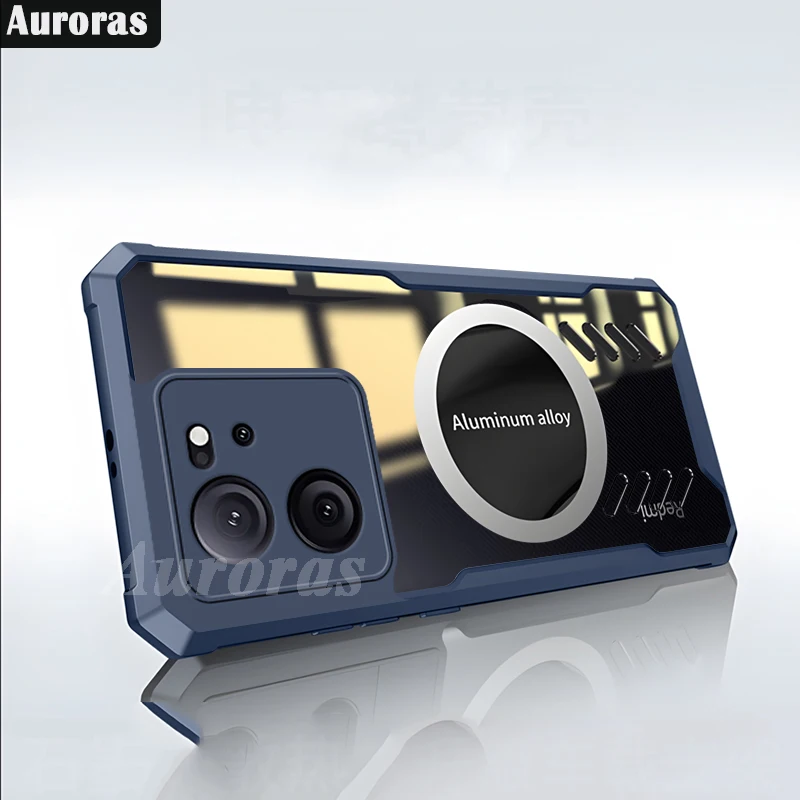 Auroras For Xiaomi 13T Pro Case Transparent Heat Dissipation Magnetic Attraction Shell For Xiaomi 13T Back Cover
Auroras For Xiaomi 13T Pro Case Transparent Heat Dissipation Magnetic Attraction Shell For Xiaomi 13T Back Cover