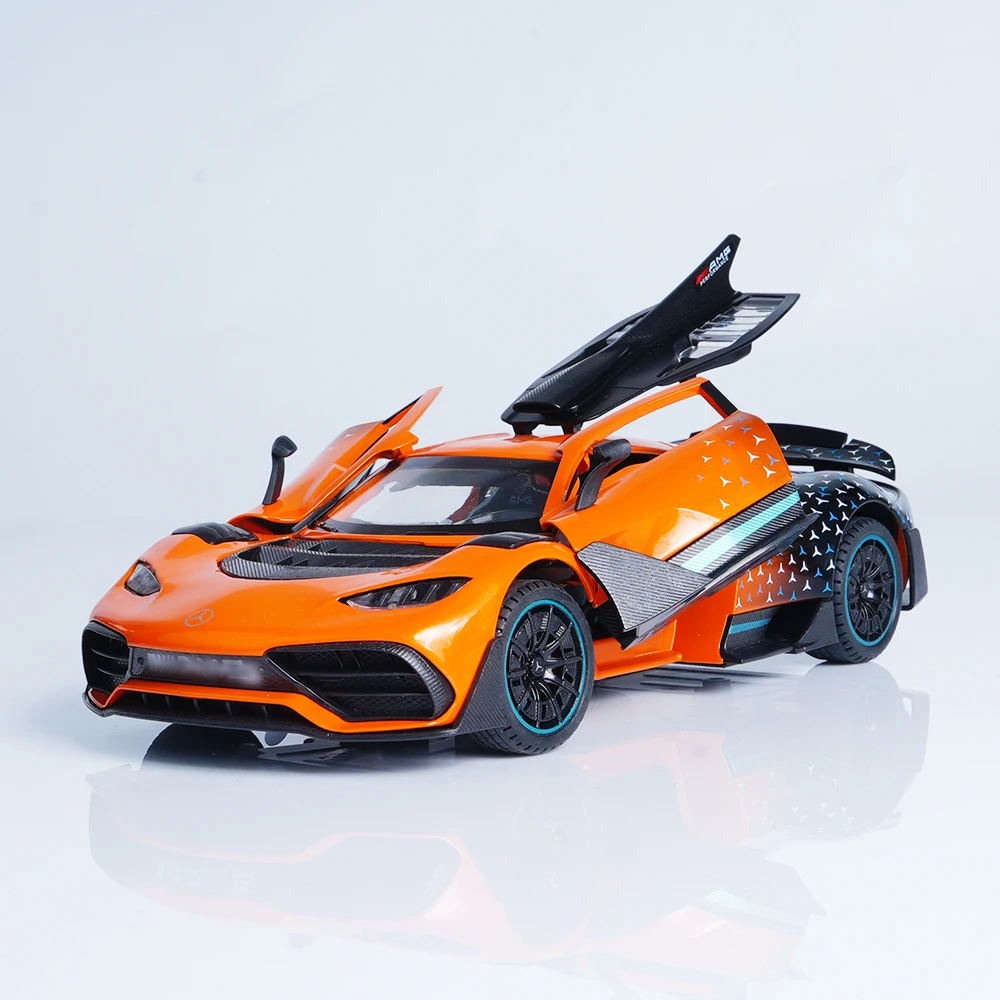 1:24 ONE die-cast alloy model car, toy car for boys, cool sports car desk ornament, a surprise Christmas gift.
1:24 ONE die-cast alloy model car, toy car for boys, cool sports car desk ornament, a surprise Christmas gift.