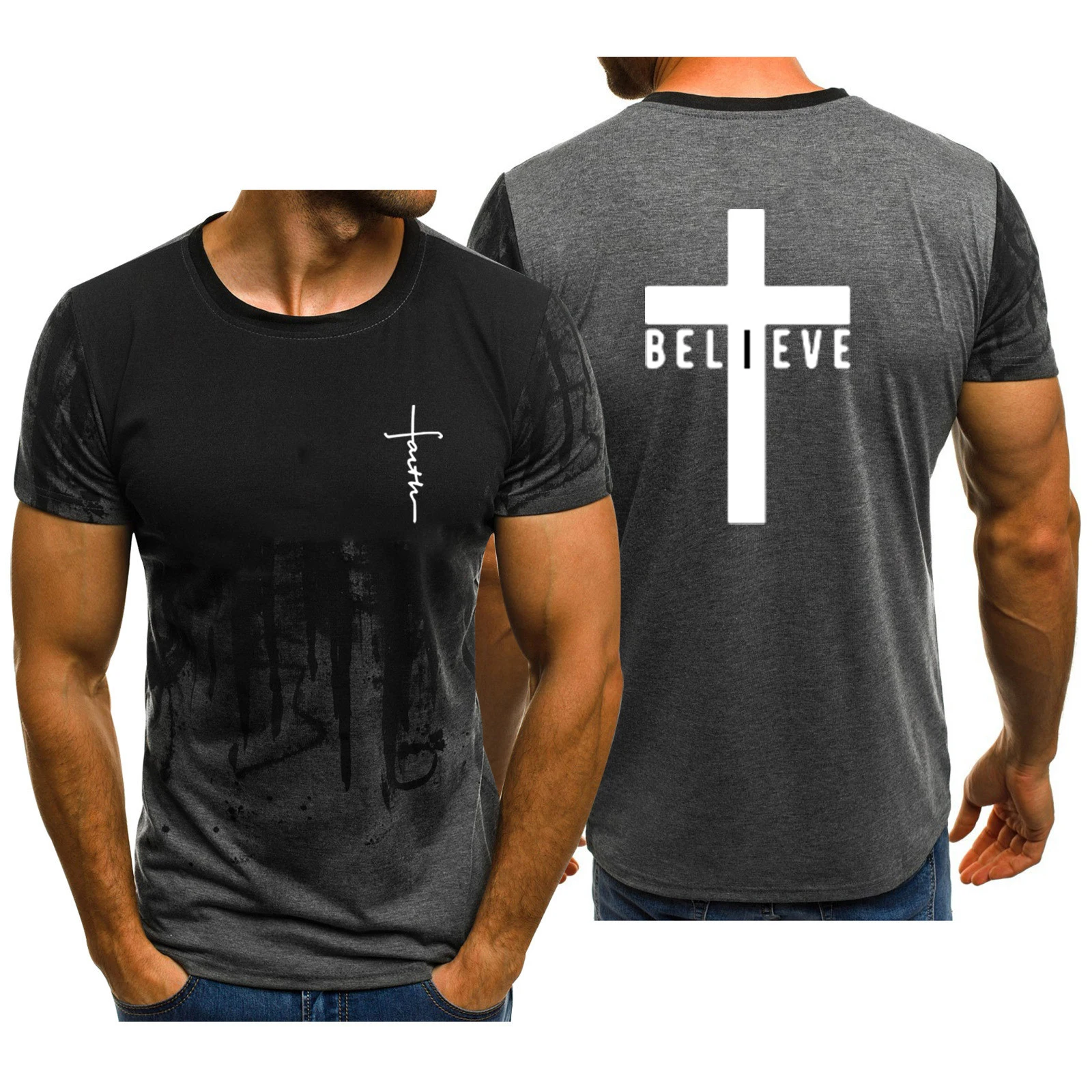 Printed T-shirt Short-sleeved Men's Round Neck Oversized Men's Tops Sleeves Camouflage T-shirt Clothing
Printed T-shirt Short-sleeved Men's Round Neck Oversized Men's Tops Sleeves Camouflage T-shirt Clothing