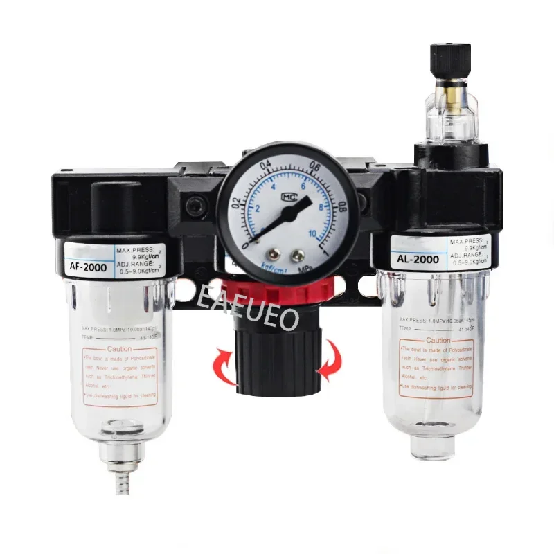 AC2000-02 1/4"Pressure Regulator Gauge Air Compressor Filter Oil Moisture Separator For Water Filters Dehumidifie
AC2000-02 1/4"Pressure Regulator Gauge Air Compressor Filter Oil Moisture Separator For Water Filters Dehumidifie