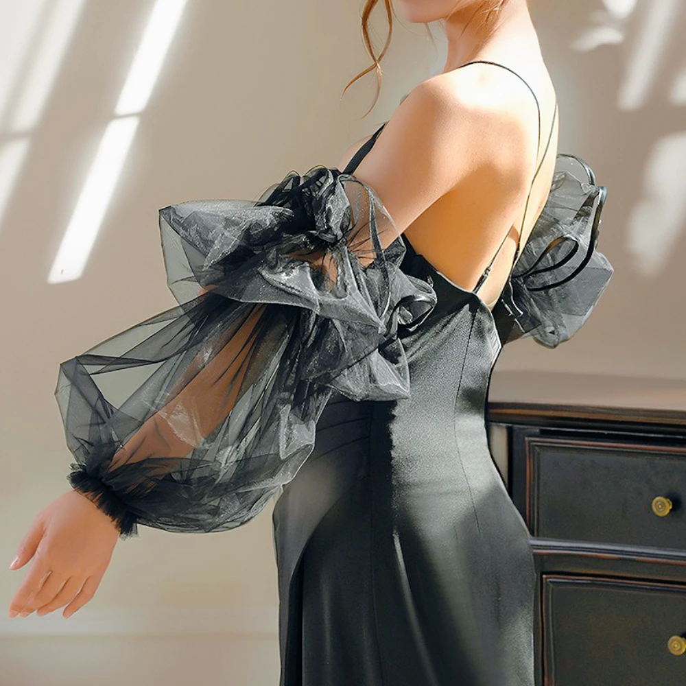 Black Wedding Arm Covers for Brides Ghost Bride Removable Sleeves Bolero Women Elegant Wedding Party Attire Wedding Accessories
Black Wedding Arm Covers for Brides Ghost Bride Removable Sleeves Bolero Women Elegant Wedding Party Attire Wedding Accessories