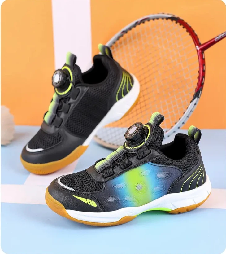 Children's badminton sports shoes, students' table tennis shoes, girls' sports shoes in color kids sneakers
Children's badminton sports shoes, students' table tennis shoes, girls' sports shoes in color kids sneakers