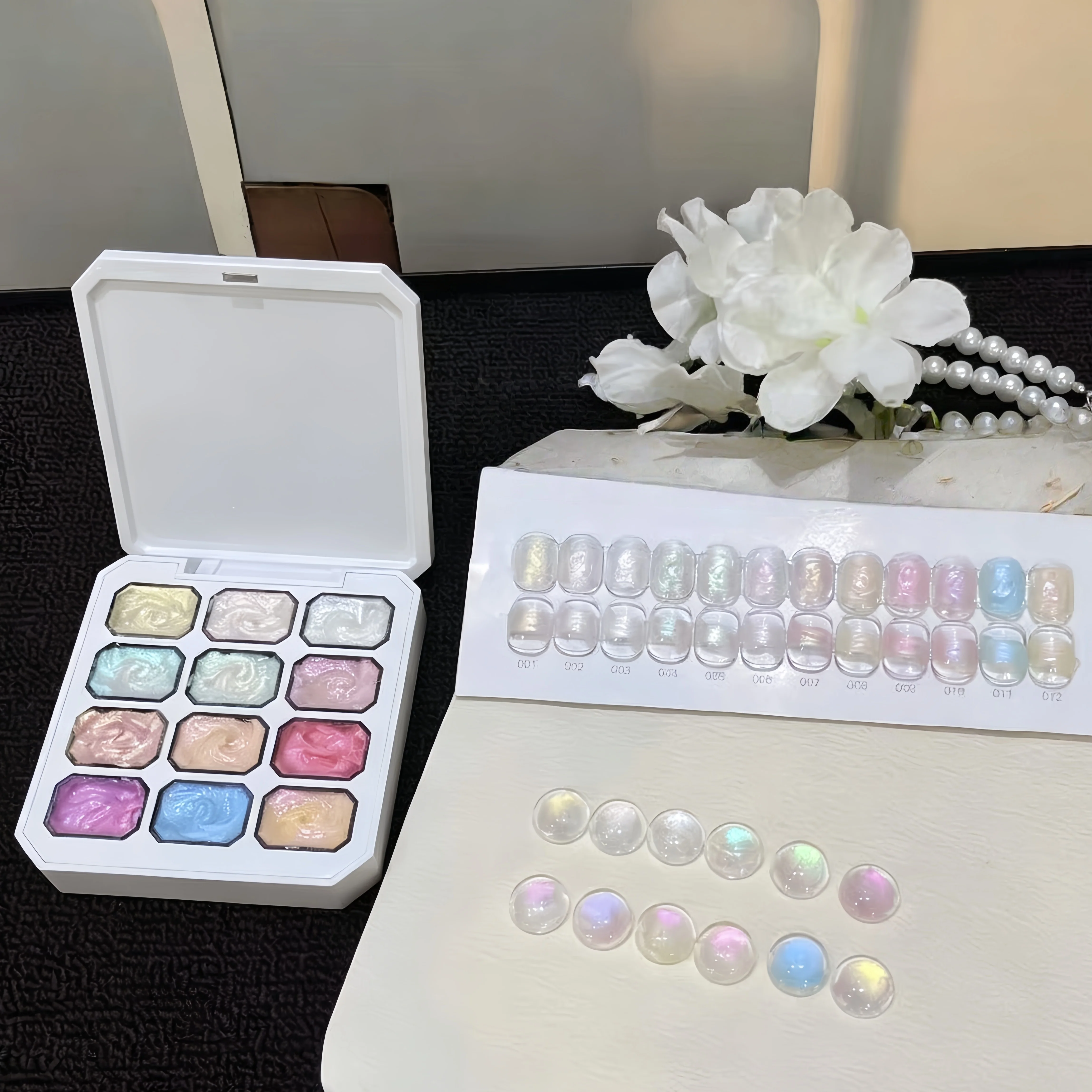 12 Color Nail Polish Highlighter Gel, Salon Nail Art Design Gel, High Saturation Glossy Finish, Perfect for Nail Art
12 Color Nail Polish Highlighter Gel, Salon Nail Art Design Gel, High Saturation Glossy Finish, Perfect for Nail Art