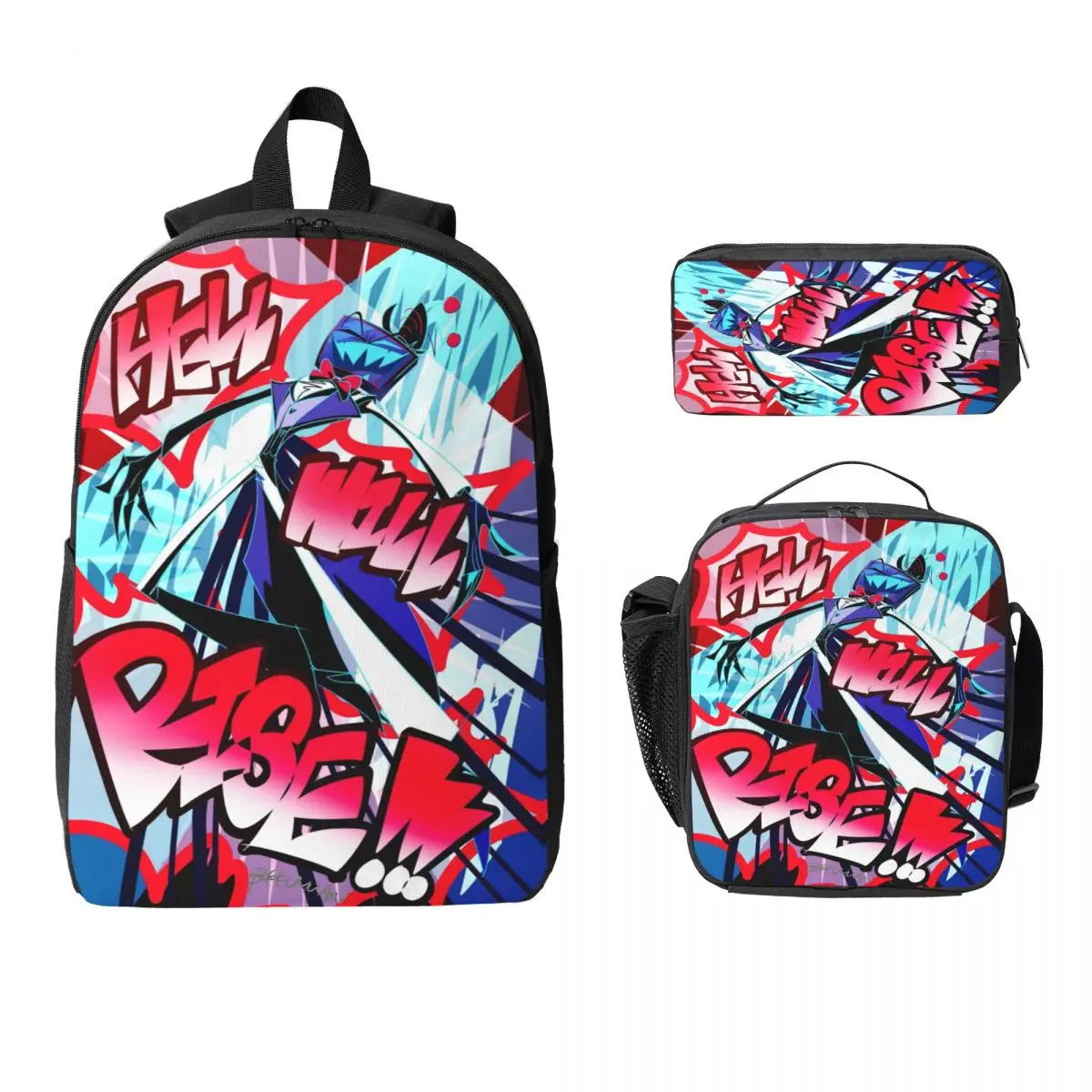 Hazbines Hoteles Alastor Vox 2, детский рюкзак, ланч-бокс, сумки для ручек для мальчиков и девочек, рюкзаки для детского сада, школьный рюкзак, набор книг
Hazbines Hoteles Alastor Vox 2, детский рюкзак, ланч-бокс, сумки для ручек для мальчиков и девочек, рюкзаки для детского сада, школьный рюкзак, набор книг