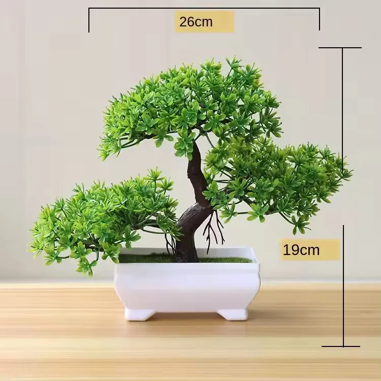 Artificial Bonsai Tree in Pot Simulation Plants Decorative Garden Table Home Office Decor Indoor Greenery Faux Plants for Living
Artificial Bonsai Tree in Pot Simulation Plants Decorative Garden Table Home Office Decor Indoor Greenery Faux Plants for Living