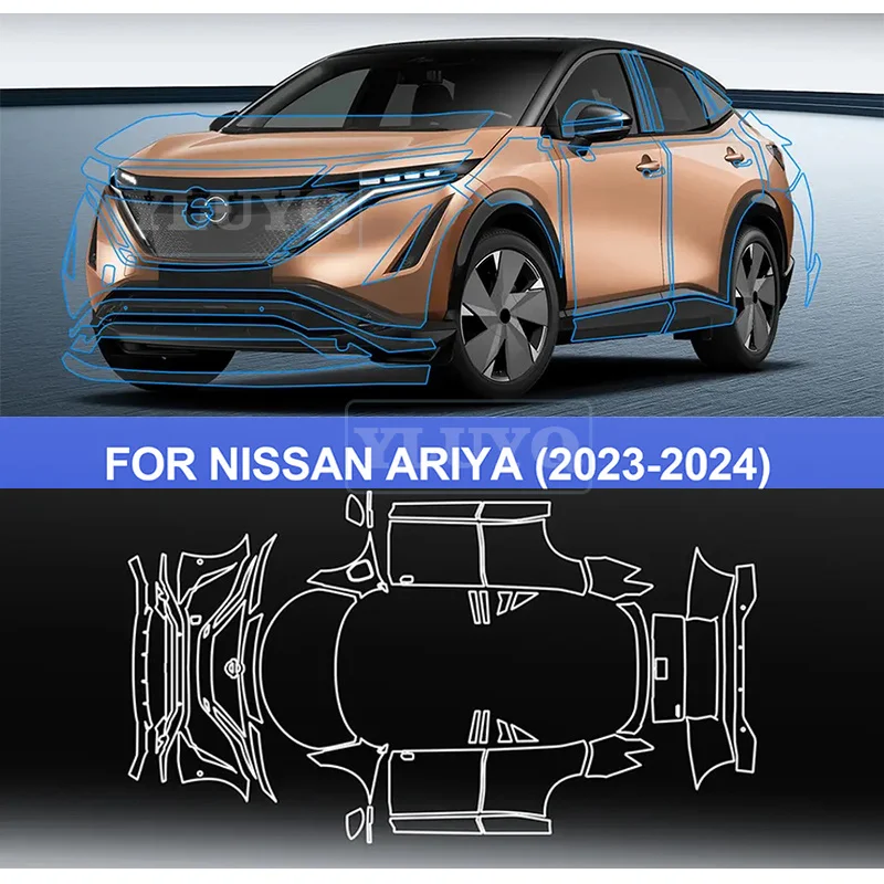 For Nissan ARIYA 2023 2024 Car Paint Protection Film TPU Pre-cut Anti-scratch Body Sticker Repair Bra Kit Transparent 8.5mil
For Nissan ARIYA 2023 2024 Car Paint Protection Film TPU Pre-cut Anti-scratch Body Sticker Repair Bra Kit Transparent 8.5mil