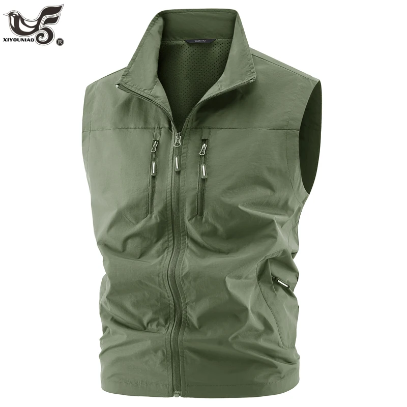 Mens Mesh Fishing Vests Lightweight Joggers Sports Sleeveless Running Jackets For Travel Climbing Hiking Waistcoat Men Clothing
Mens Mesh Fishing Vests Lightweight Joggers Sports Sleeveless Running Jackets For Travel Climbing Hiking Waistcoat Men Clothing