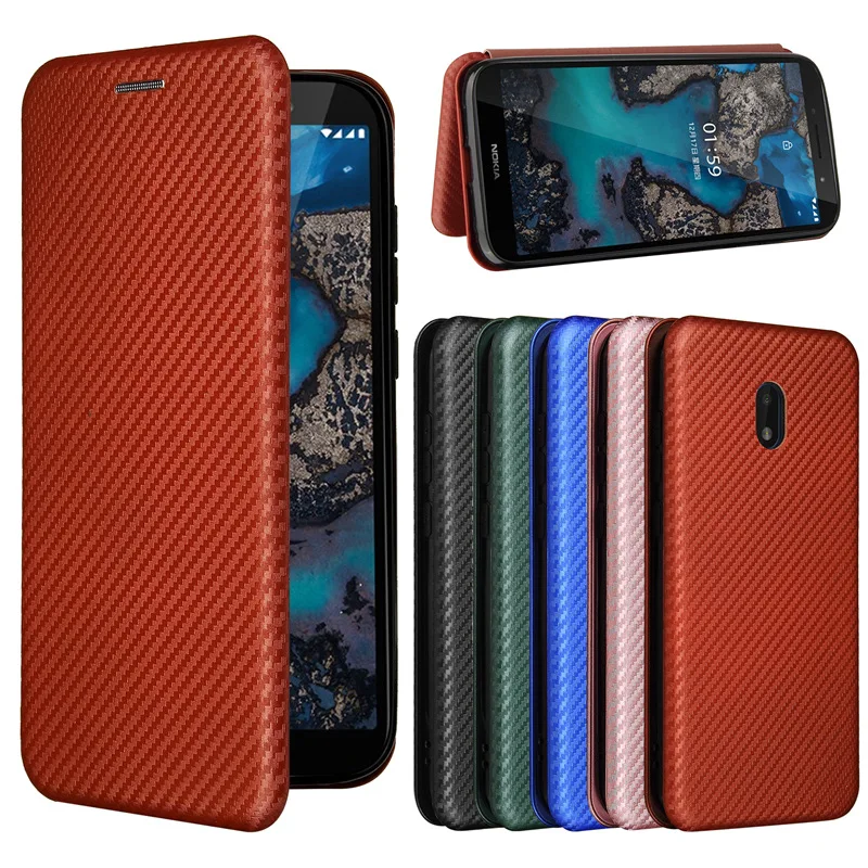 Углеродное волокно для Nokia C1 Plus, флип-чехол, подставка для книги, кошелек для карт, кожаный защитный чехол, принципиально
Углеродное волокно для Nokia C1 Plus, флип-чехол, подставка для книги, кошелек для карт, кожаный защитный чехол, принципиально