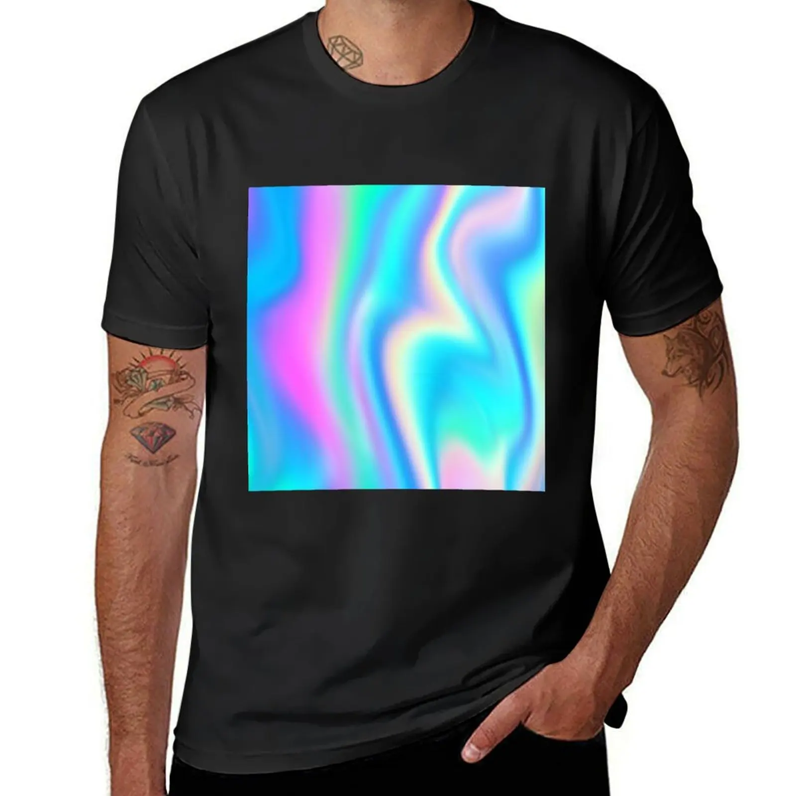Iridescent Holographic T-Shirt sweat boys whites vintage plus size tops mens graphic t-shirts hip hop
Iridescent Holographic T-Shirt sweat boys whites vintage plus size tops mens graphic t-shirts hip hop