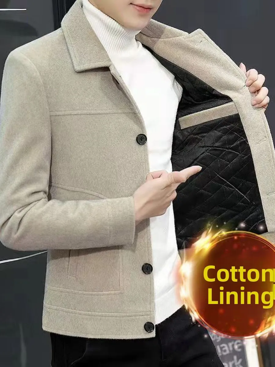 Men's Gold Woolen Jaet ort Thi Casual Coat Autumn Winter Versatile Tweed Coat Busin Casual Sle V-Ne Breathable
Men's Gold Woolen Jaet ort Thi Casual Coat Autumn Winter Versatile Tweed Coat Busin Casual Sle V-Ne Breathable