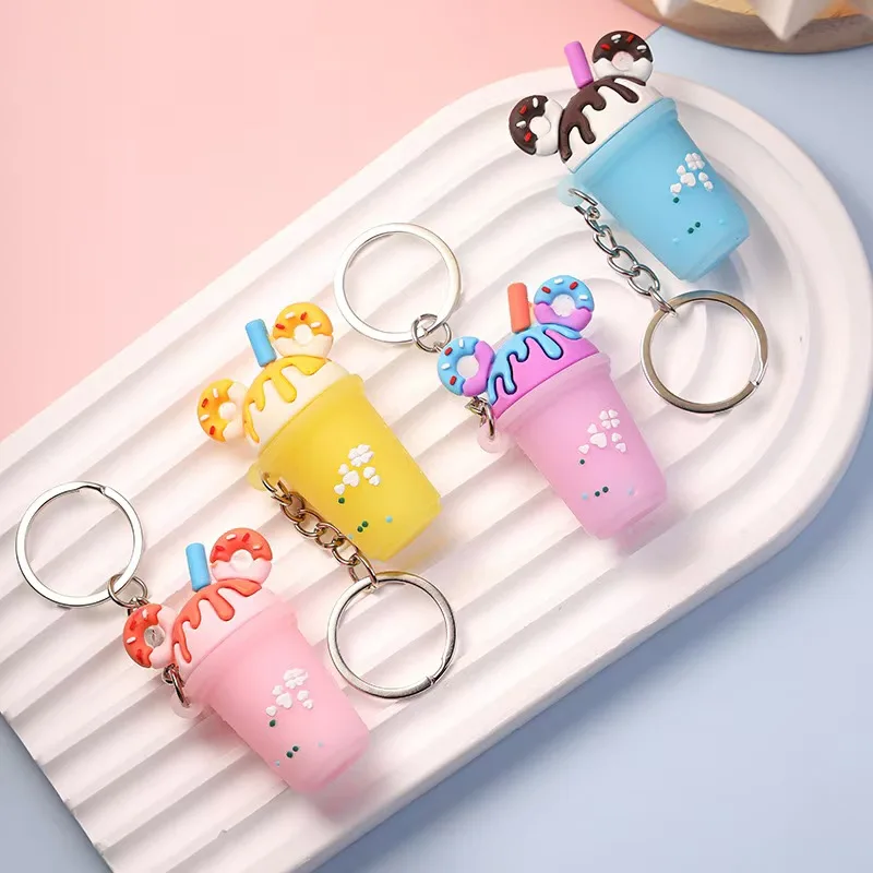 100pcs/Lot Summer Hot Ice Cream Milk Tea Cup Keychain Accessories Cute Doughnut Milk Tea Cup Bag Pendant Key Chain Dolls Keyring
100pcs/Lot Summer Hot Ice Cream Milk Tea Cup Keychain Accessories Cute Doughnut Milk Tea Cup Bag Pendant Key Chain Dolls Keyring
