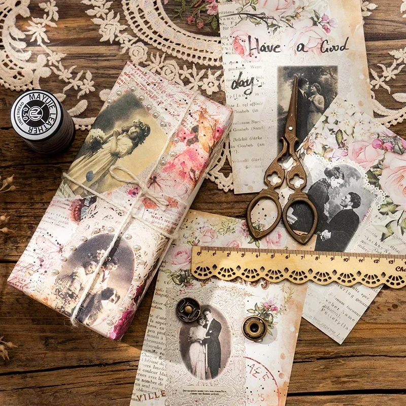 Fantasy Night Series Paper Supplies Lace Character Vintage Base Journal Decoration Paper 8 Styles stationery
Fantasy Night Series Paper Supplies Lace Character Vintage Base Journal Decoration Paper 8 Styles stationery