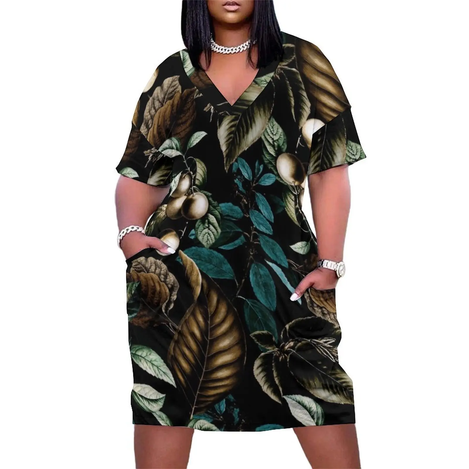Tropical Night Loose Pocket Dress Beachwear Party dresses dress party night women formal occasion dresses
Tropical Night Loose Pocket Dress Beachwear Party dresses dress party night women formal occasion dresses