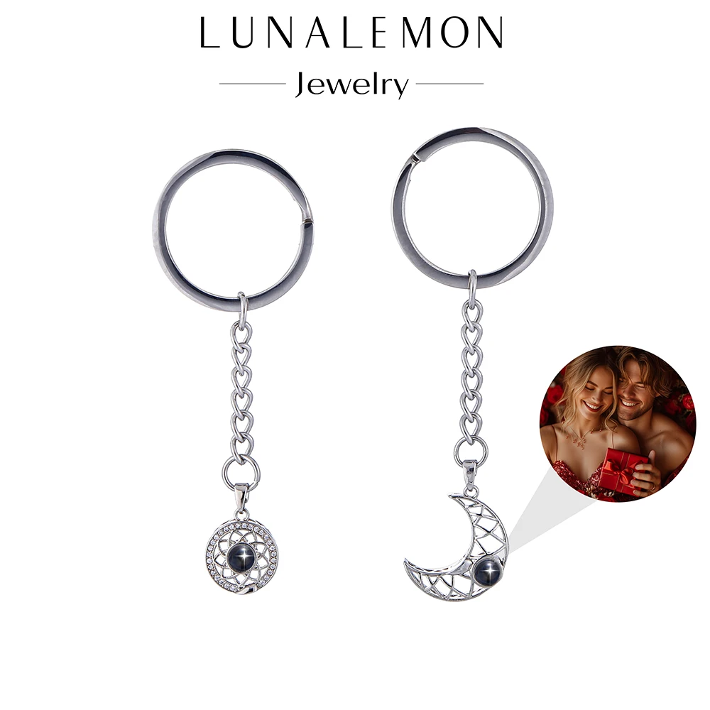 Custom Personalised Photo Projection Keychain Keyring Family Jewelry Gifts for Women 100 Languages Personali Moon Sun Pendant
Custom Personalised Photo Projection Keychain Keyring Family Jewelry Gifts for Women 100 Languages Personali Moon Sun Pendant