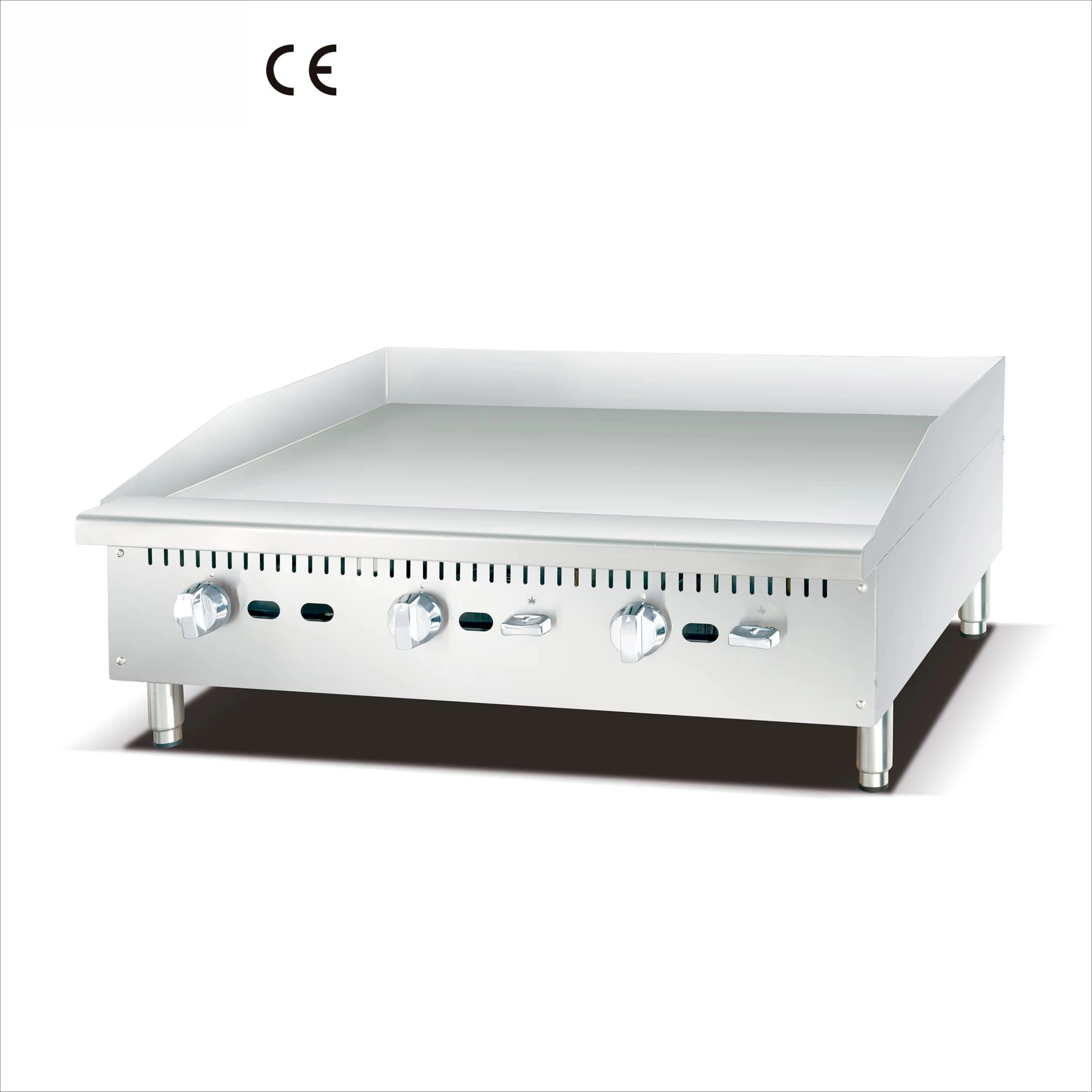 36 Inch Professional Commercial G/as Griddle 3 Burners Adjustable Height Energy Saving Stand Gravity Feet for Restaurants
36 Inch Professional Commercial G/as Griddle 3 Burners Adjustable Height Energy Saving Stand Gravity Feet for Restaurants