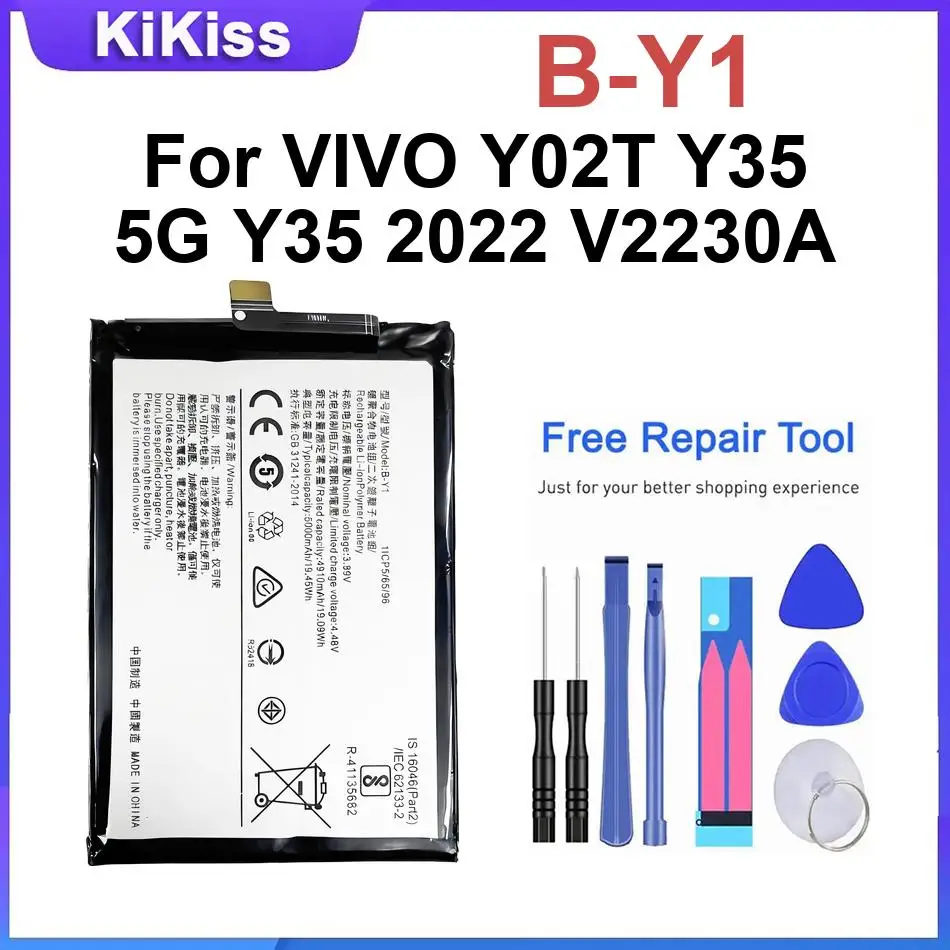Mobile phone Battery B-Y1 For VIVO Y02T Y35 5G Y35 2022 V2230A High-Performance Batteries
Mobile phone Battery B-Y1 For VIVO Y02T Y35 5G Y35 2022 V2230A High-Performance Batteries