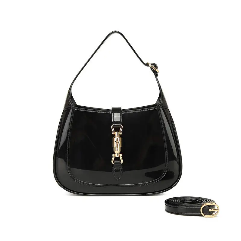 Women Shoulder Bags New Fashion Solid Color Handheld Bags Small Square Bag New Moon Package PVC Jelly Bags Leisure Crossbody Bag
Women Shoulder Bags New Fashion Solid Color Handheld Bags Small Square Bag New Moon Package PVC Jelly Bags Leisure Crossbody Bag