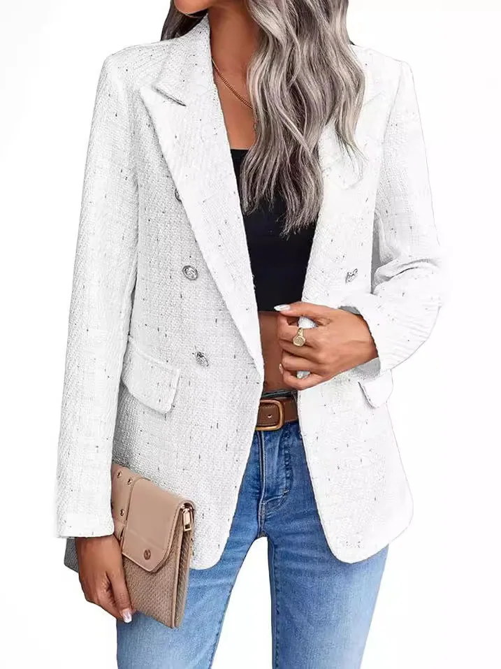Faionable Slim Fit Ladies' Suit Jaet Commute Sle Woolen Outerwear Long Sve Stand Collar Regular Thin Summer
Faionable Slim Fit Ladies' Suit Jaet Commute Sle Woolen Outerwear Long Sve Stand Collar Regular Thin Summer