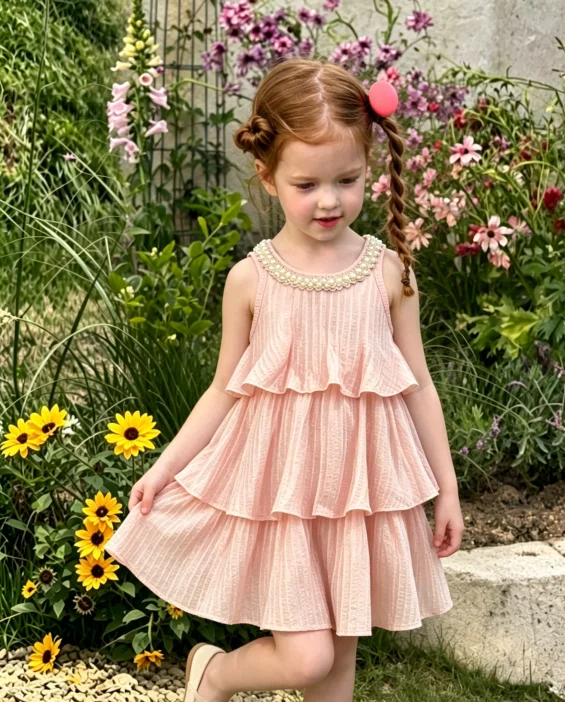 Girls Sweet Dress 2026 Summer New Children Clothing Sweet Vest Baby Cake Round Collar Fashion Pink Princess Dress
Girls Sweet Dress 2026 Summer New Children Clothing Sweet Vest Baby Cake Round Collar Fashion Pink Princess Dress
