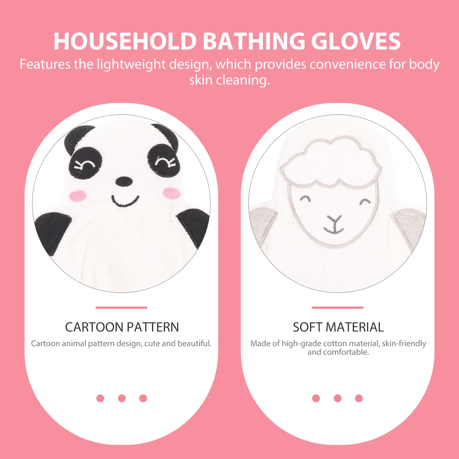 2Pcs Cartoon Bath Gloves for Kids Newborn Infant Body Exfoliating Shower Mitt Soft Skin Cleaning Tool Reusable Bath Mittens
2Pcs Cartoon Bath Gloves for Kids Newborn Infant Body Exfoliating Shower Mitt Soft Skin Cleaning Tool Reusable Bath Mittens
