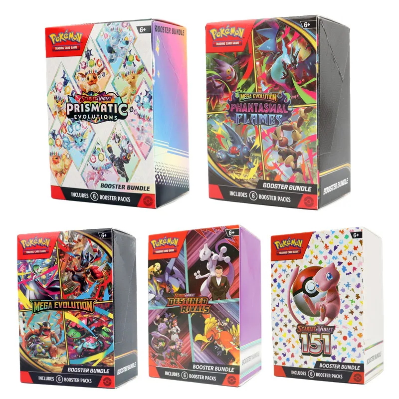 Карты покемонов на английском языке: Pokémon TCG: Scarlet Violet 151 Prismatic Evolutions TEAM ROCKET Destined Rivals Booster bundle
Карты покемонов на английском языке: Pokémon TCG: Scarlet Violet 151 Prismatic Evolutions TEAM ROCKET Destined Rivals Booster bundle