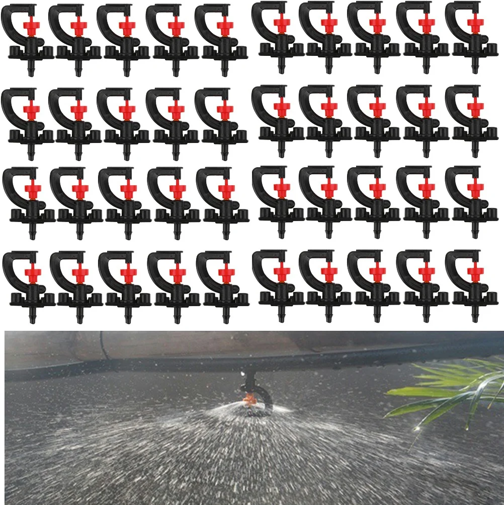 360° Rotary G Type Micro Nozzle Sprinkler Greenhouse Watering Sprinkler Dripper Drip Irrigation Garden Adjustable Mist Emitters
360° Rotary G Type Micro Nozzle Sprinkler Greenhouse Watering Sprinkler Dripper Drip Irrigation Garden Adjustable Mist Emitters