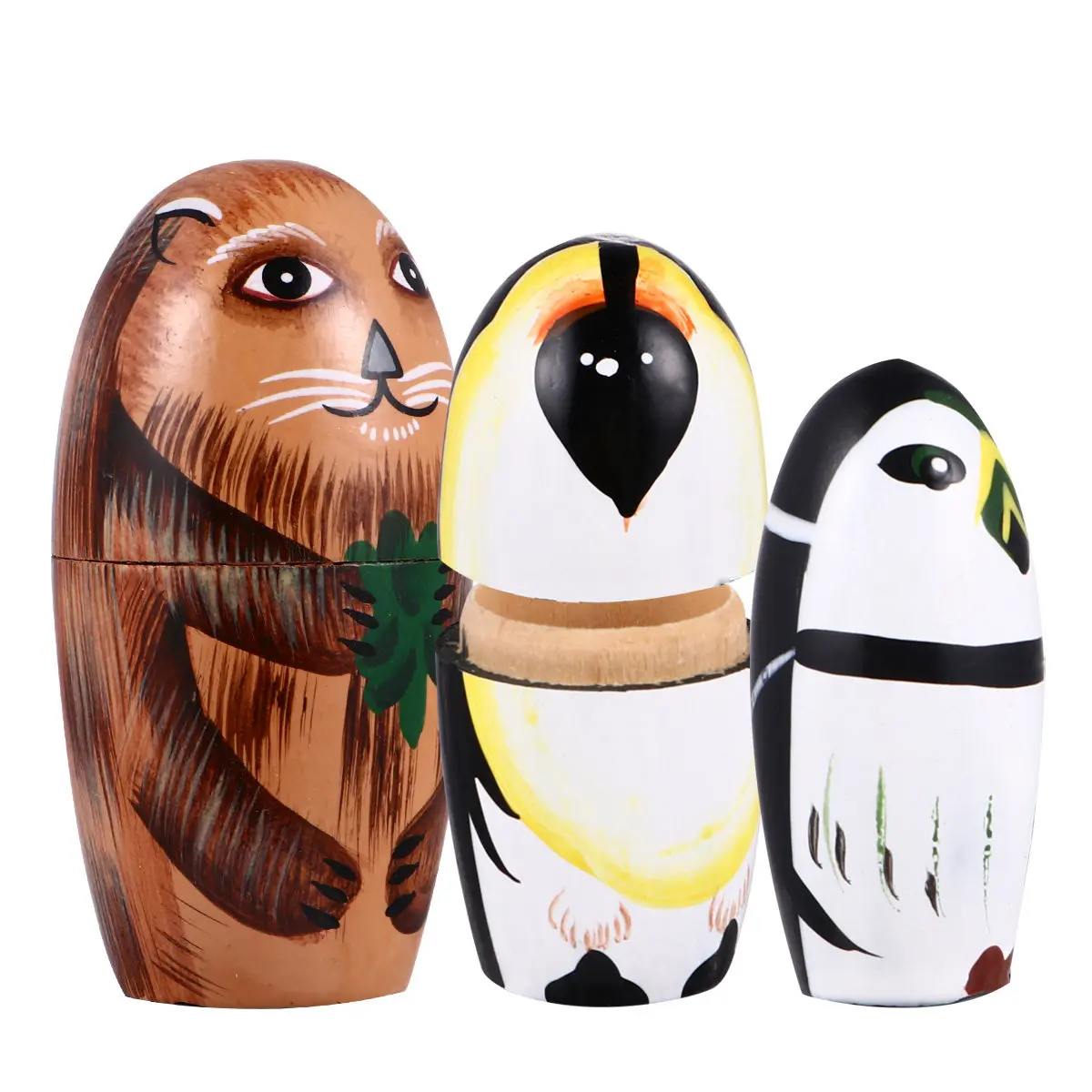 5 Pcs Cartoon Color Painted Matryoshka Desktop Adornments Wooden Decors Playthings Toys
5 Pcs Cartoon Color Painted Matryoshka Desktop Adornments Wooden Decors Playthings Toys