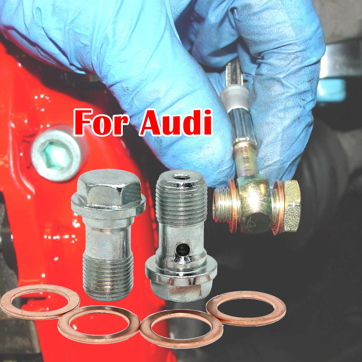 Front Rear Left Right Caliper Hose Lines Banjo Fittings Bolts Copper Sealing Crush Washers For Audi A4 B6 B7 2005-2008 TT S3 A1
Front Rear Left Right Caliper Hose Lines Banjo Fittings Bolts Copper Sealing Crush Washers For Audi A4 B6 B7 2005-2008 TT S3 A1