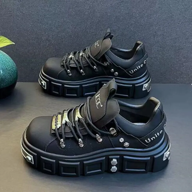 New Original Men's Shoes Designer Punk Style Sneakers for Men High Quality Leather Casual Shoe Platform Skateboard Men's Shoes
New Original Men's Shoes Designer Punk Style Sneakers for Men High Quality Leather Casual Shoe Platform Skateboard Men's Shoes