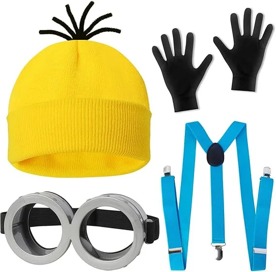 Costume Disguise Adult Straps Goggles Yellow Beanie Skirt Gloves Cosplay Complete Summer Beach Party Disguise
Costume Disguise Adult Straps Goggles Yellow Beanie Skirt Gloves Cosplay Complete Summer Beach Party Disguise