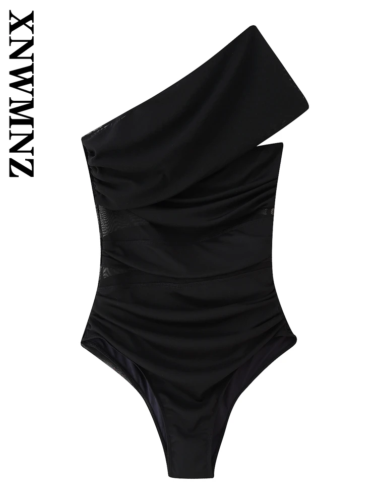 XNWMNZ 2025 Summer New Lady Fashion Sleeveless Tulle Top Blouses Elegant Woman's Solid Color bodysuit Ruffles Bodycon Pullover
XNWMNZ 2025 Summer New Lady Fashion Sleeveless Tulle Top Blouses Elegant Woman's Solid Color bodysuit Ruffles Bodycon Pullover