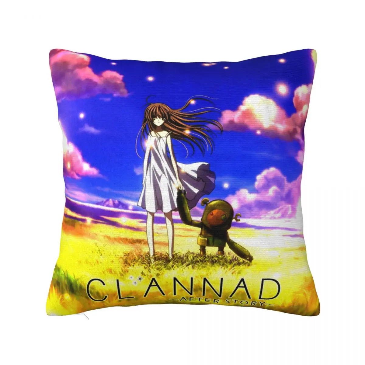 Clannad Cartoon Pillowcase Printed Fabric Cushion Cover Decorations Japanese Animation Pillow Case Cover Home Dropshipping 18"
Clannad Cartoon Pillowcase Printed Fabric Cushion Cover Decorations Japanese Animation Pillow Case Cover Home Dropshipping 18"
