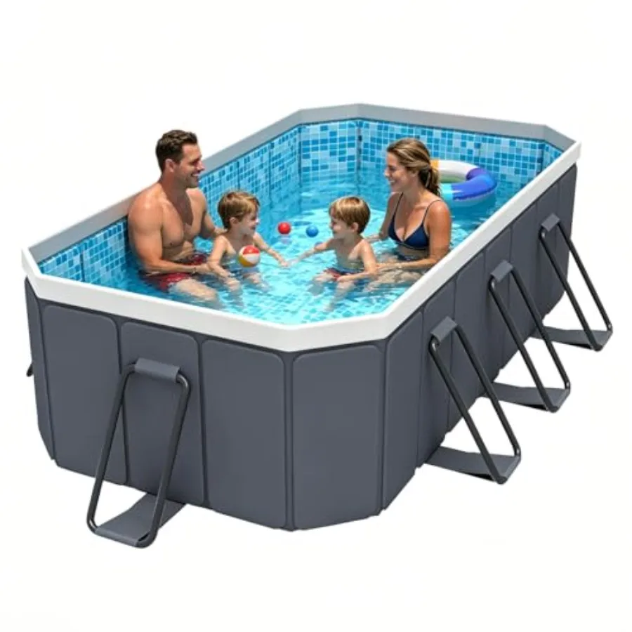 Foldable outdoor swimming pool for kids and adults, non-inflatable frame, blue, thickened support, suitable for garden, backyar
Foldable outdoor swimming pool for kids and adults, non-inflatable frame, blue, thickened support, suitable for garden, backyar