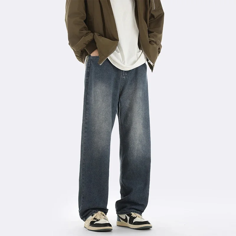 Men Ins High Street Fashion Brand Black Jeans Straight Slim Zipper Overalls Autumn Harajuku Hip Hop Denim Trousers
Men Ins High Street Fashion Brand Black Jeans Straight Slim Zipper Overalls Autumn Harajuku Hip Hop Denim Trousers