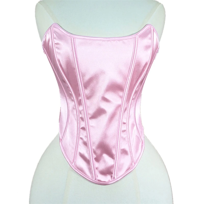 Женский атласный корсет, сексуальный бюстье больших размеров, укороченный топ без бретелек, готический корсет на шнуровке, корсет на косточке, корректирующее белье, клубная одежда, вечерние корсет
Женский атласный корсет, сексуальный бюстье больших размеров, укороченный топ без бретелек, готический корсет на шнуровке, корсет на косточке, корректирующее белье, клубная одежда, вечерние корсет